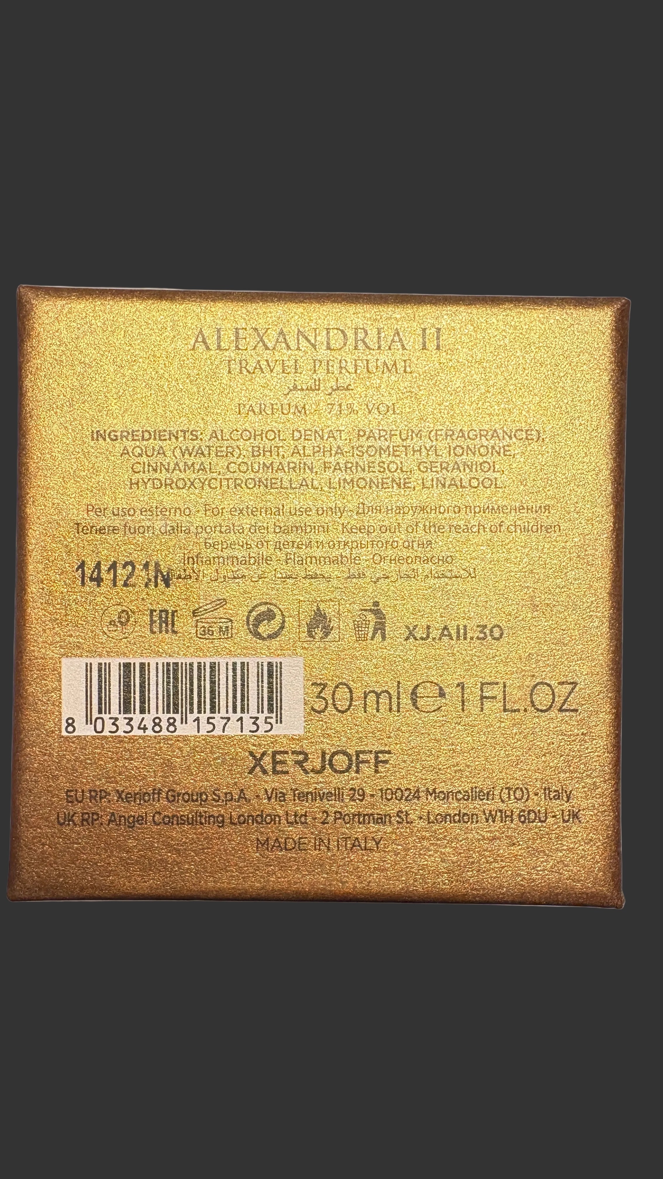 Xerjoff Alexandria II 30ml travel perfume