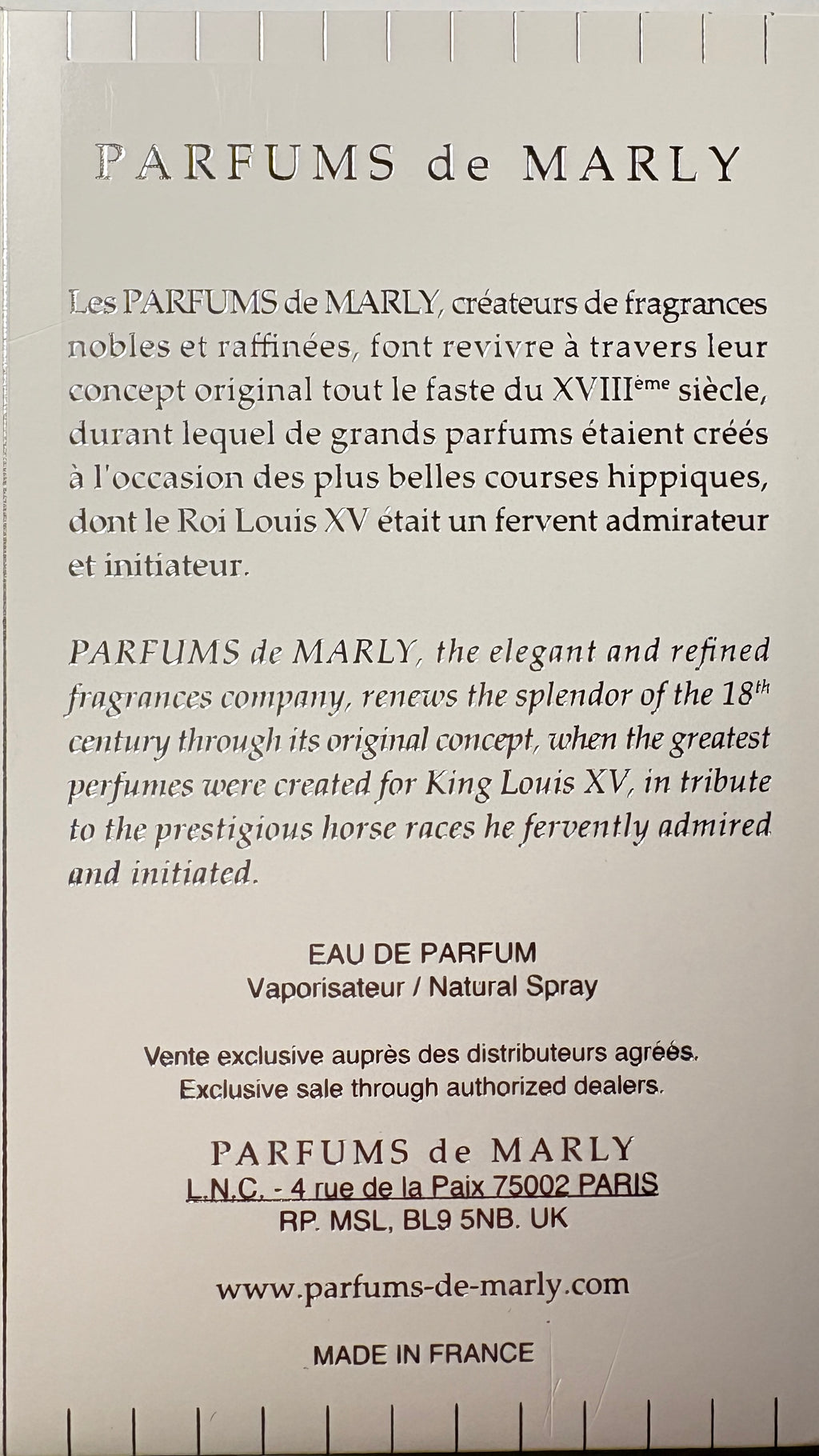 Parfums De Marley Galloway “Royal Essence” 75ml