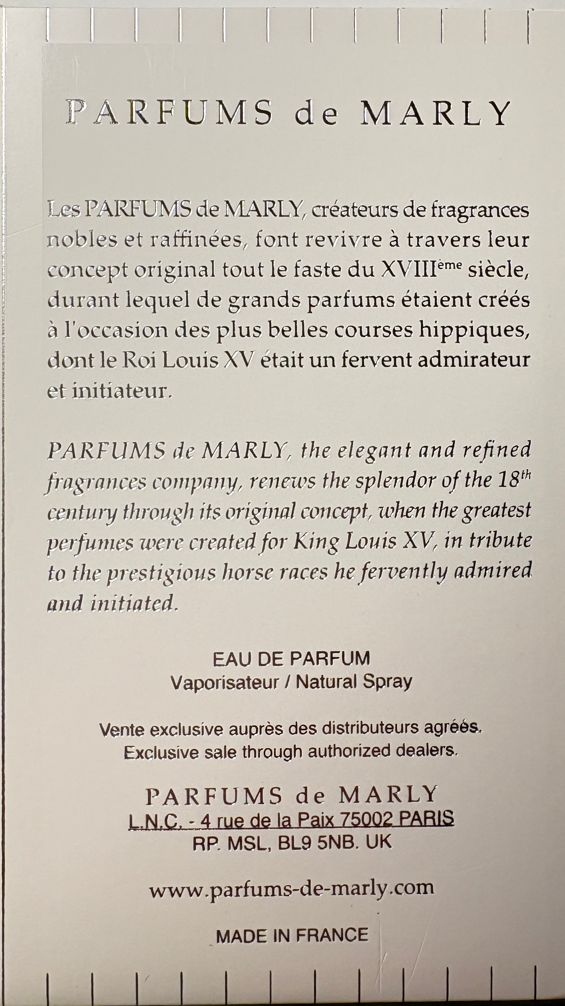 Parfums De Marley Galloway “Royal Essence” 75ml