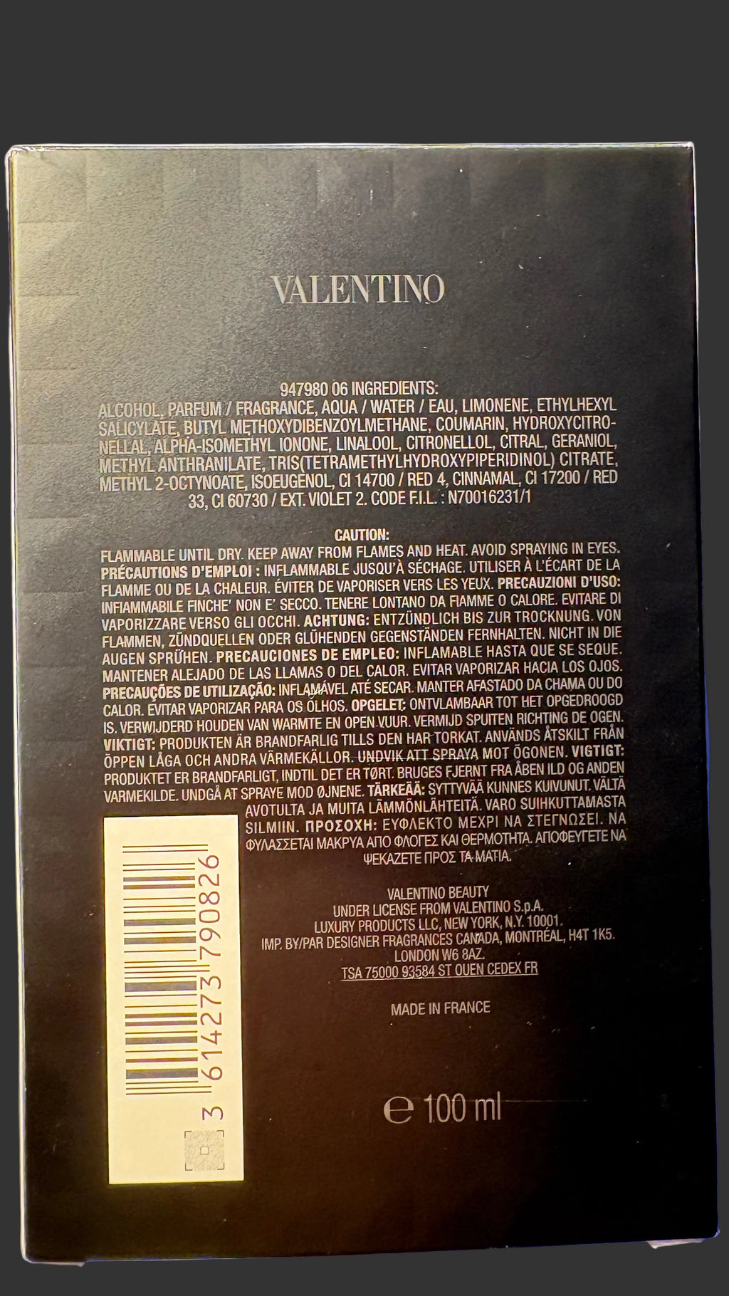 Valentino Uomo Born In Roma Eau De Parfum Intense 100ml